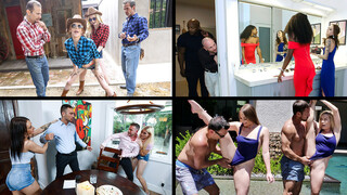 MMFF Foursome - Daughter Swap with Katie Kush & Megan Hughes - секс видео онлайн YAY.PORN