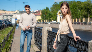 Skinny Girl Lia Little Fucked Hard On The Couch - секс видео онлайн YAY.PORN