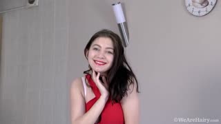 Hairy pussy beauty Bellavitana teases & masturbates hard - секс видео онлайн YAY.PORN