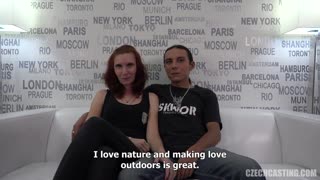 Redhead Hanka Gets Nailed by Honza in Hot European Threesome - секс видео онлайн YAY.PORN