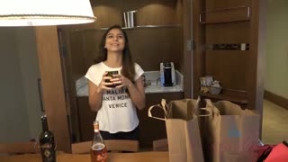 Skinny Nina North Teases in the Shower - Pierced Brunette - секс видео онлайн YAY.PORN