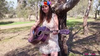 Solo Hairy Alice A Teases in the Open Air - секс видео онлайн YAY.PORN