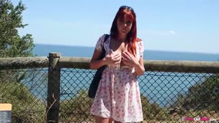 Cherie Mature Redhead Big Tits Outdoor Fun - секс видео онлайн YAY.PORN