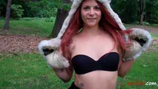 Krissi and Minka's Public Striptease - секс видео онлайн YAY.PORN