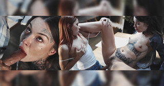 Redhead and Brunette Art Display - секс видео онлайн YAY.PORN