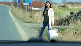 Wild Ride with Stranded Hottie - секс видео онлайн YAY.PORN